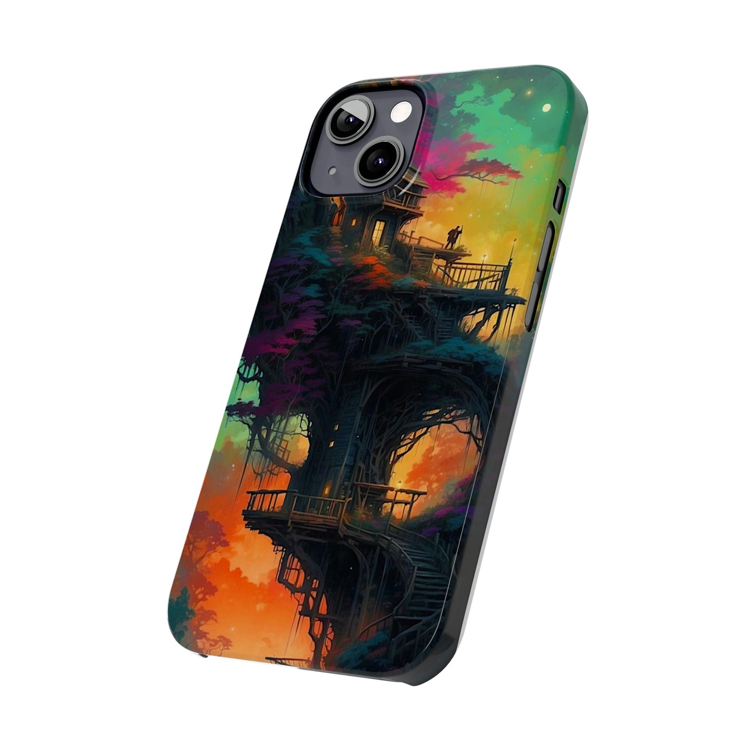 Colorful Night Slim Phone Case - Colorwink