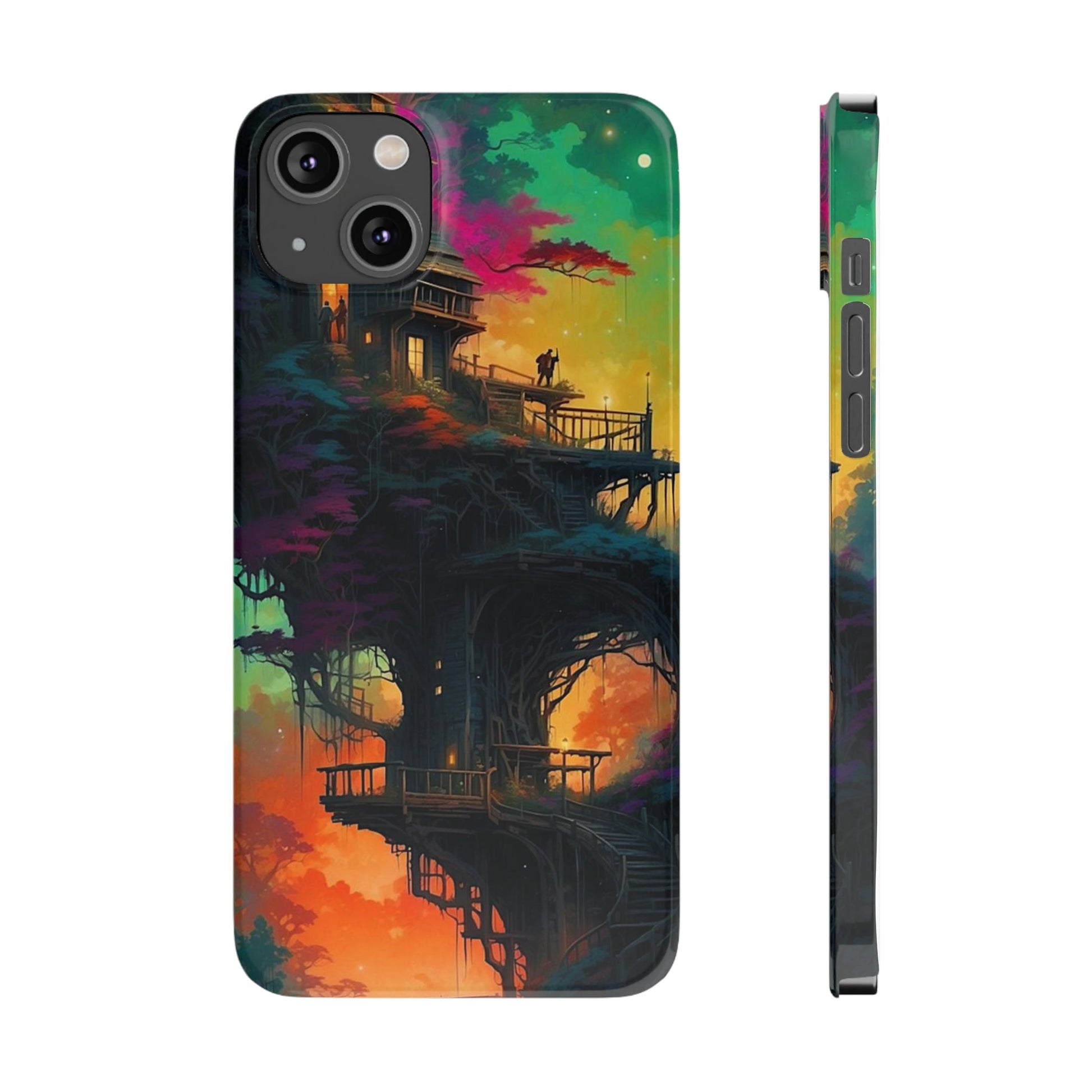 Colorful Night Slim Phone Case - Colorwink