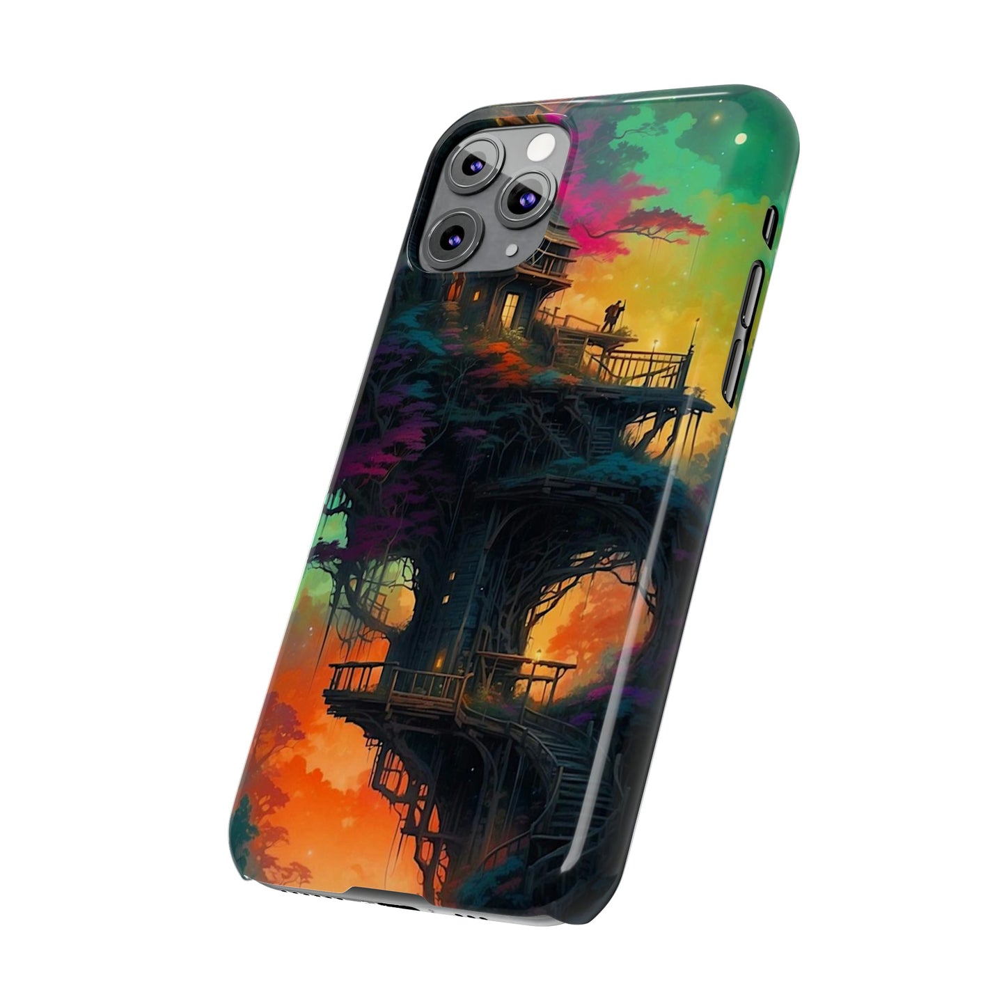 Colorful Night Slim Phone Case - Colorwink