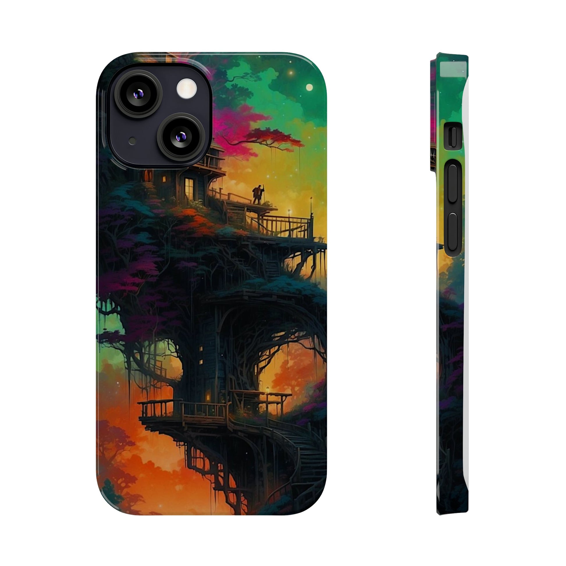 Colorful Night Slim Phone Case - Colorwink