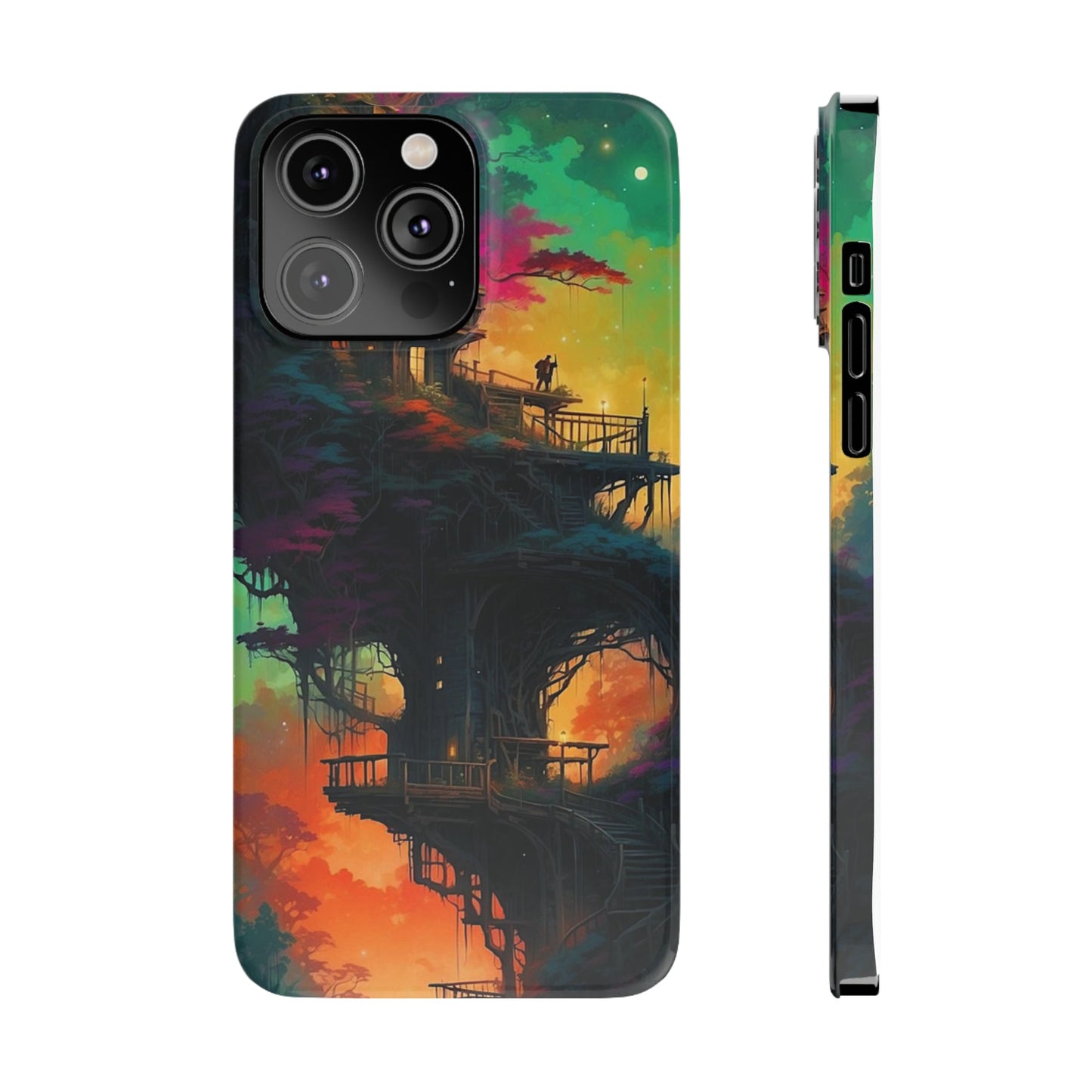 Colorful Night Slim Phone Case - Colorwink