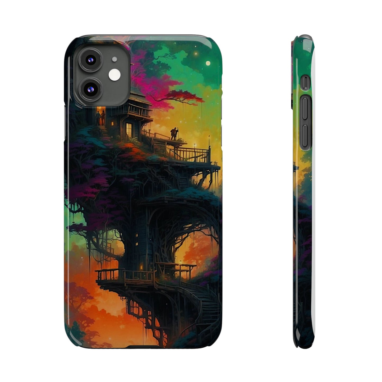 Colorful Night Slim Phone Case - Colorwink