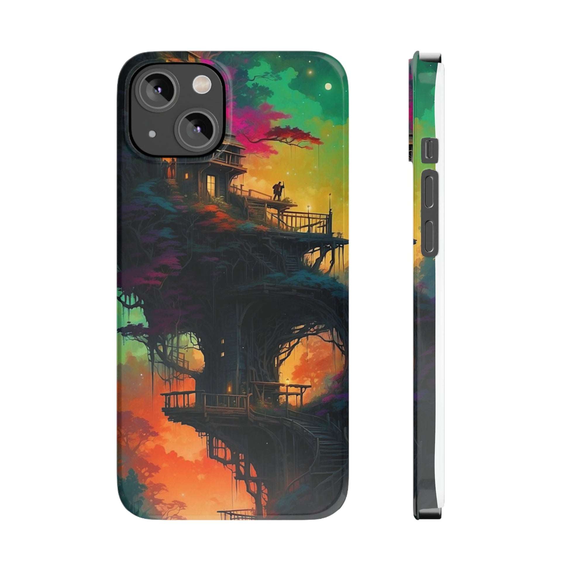 Colorful Night Slim Phone Case - Colorwink