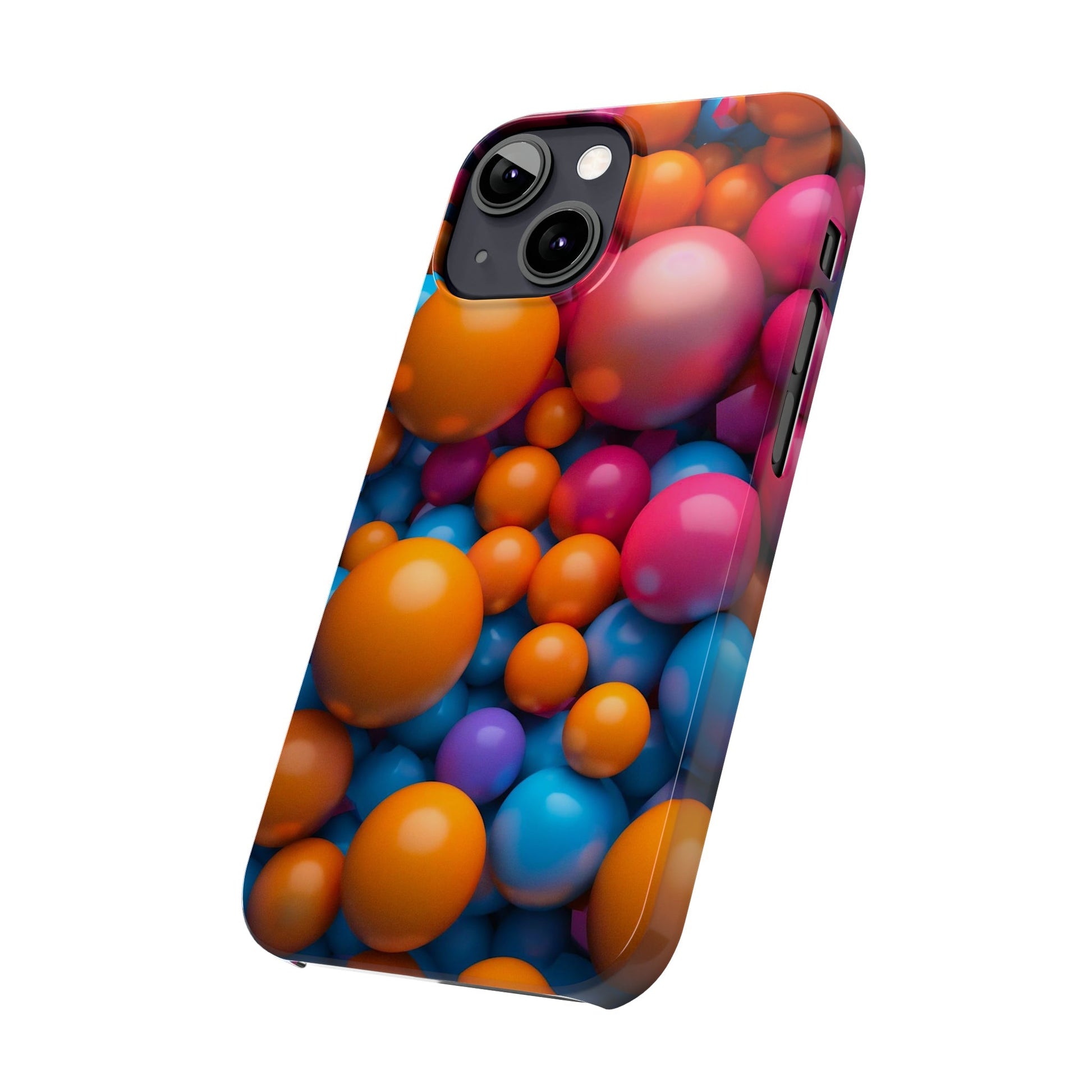 Colorful Pearls Slim Phone Case - Colorwink