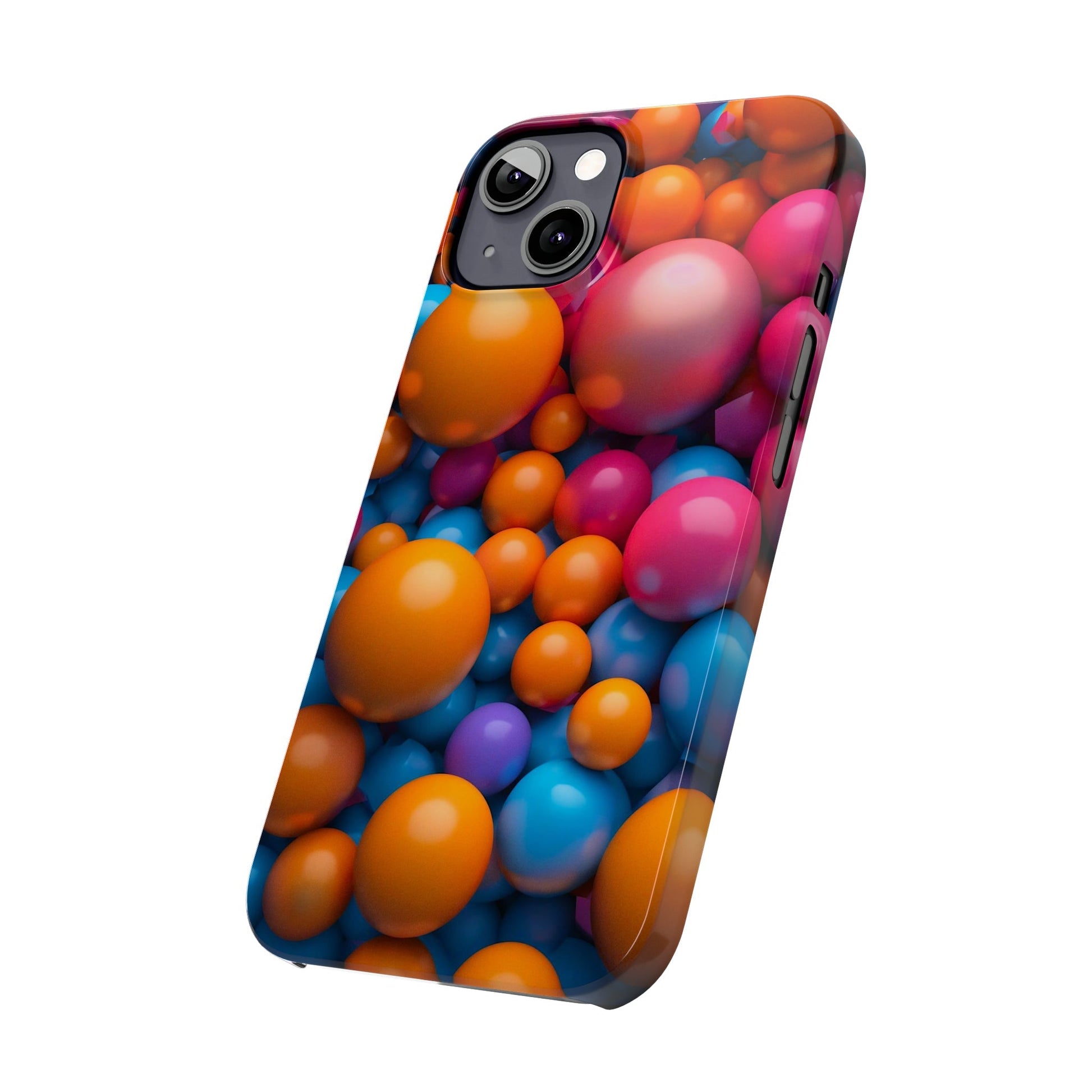 Colorful Pearls Slim Phone Case - Colorwink