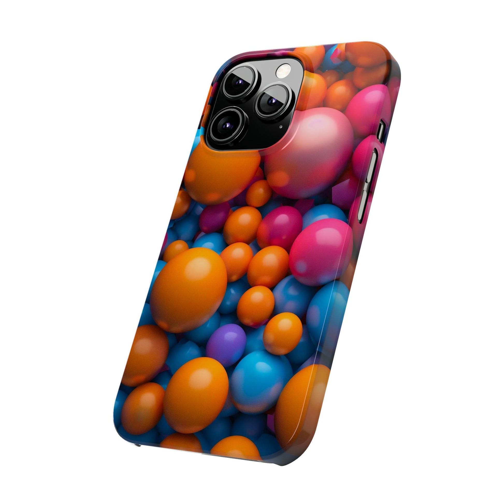 Colorful Pearls Slim Phone Case - Colorwink