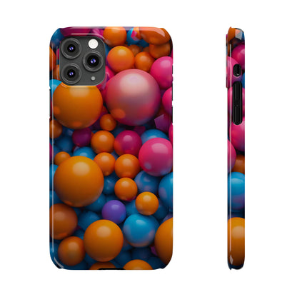 Colorful Pearls Slim Phone Case - Colorwink