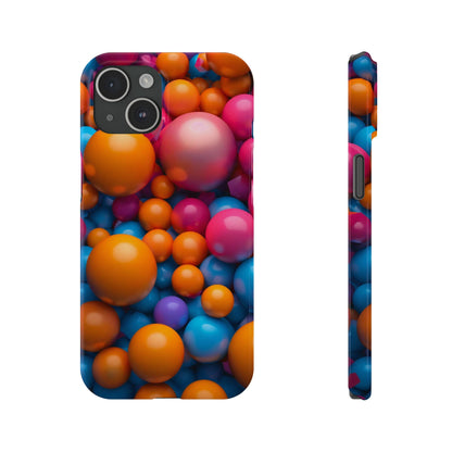 Colorful Pearls Slim Phone Case - Colorwink