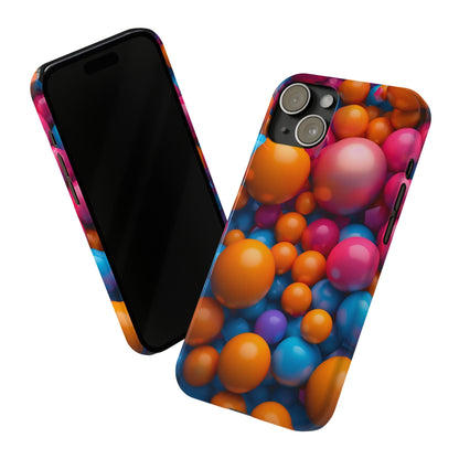 Colorful Pearls Slim Phone Case - Colorwink