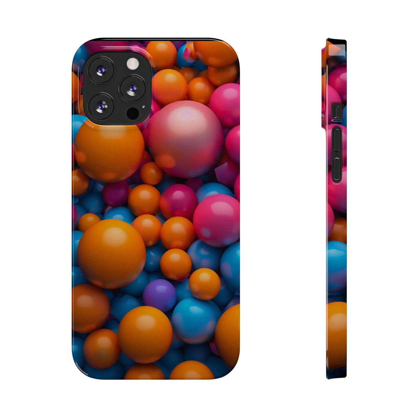 Colorful Pearls Slim Phone Case - Colorwink