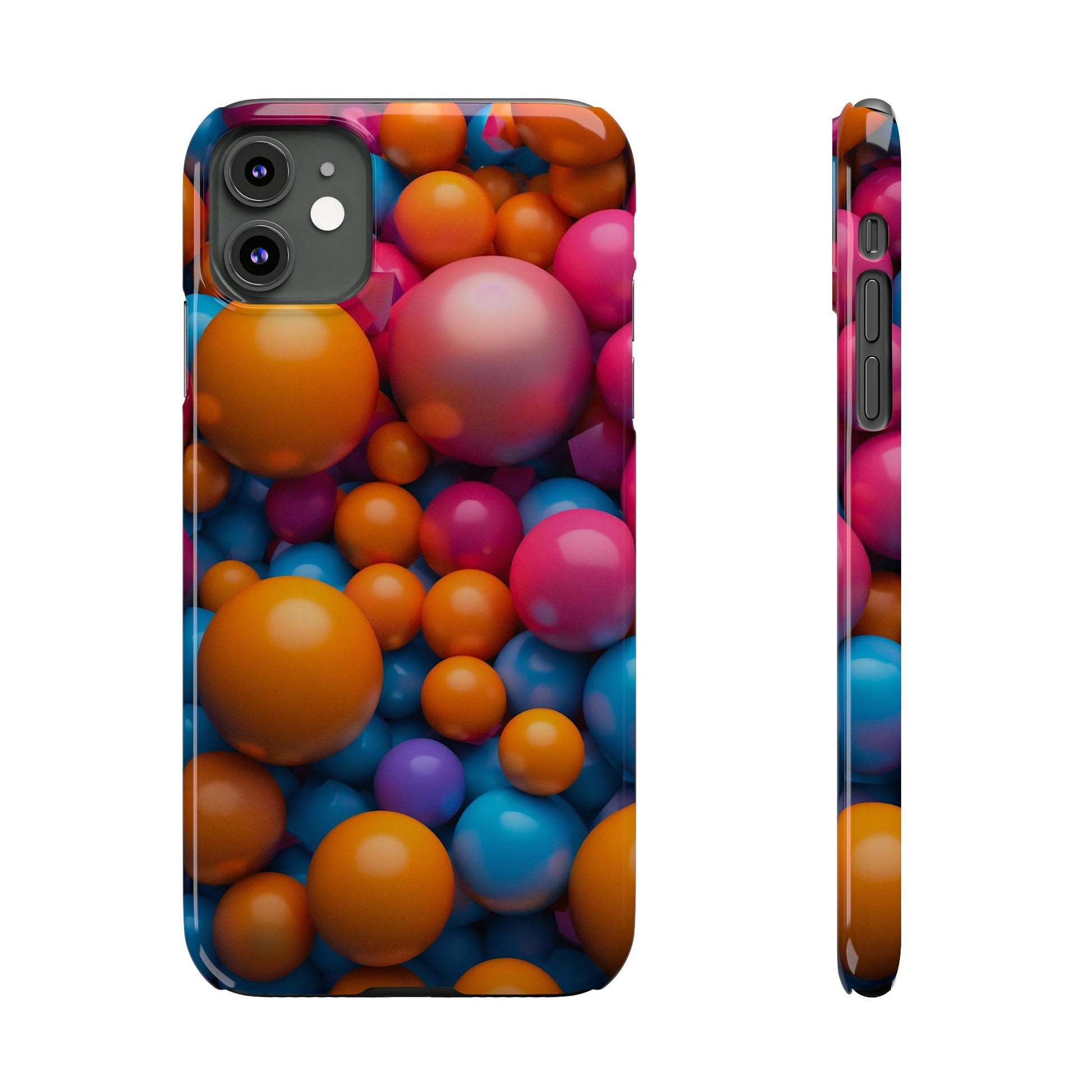 Colorful Pearls Slim Phone Case - Colorwink