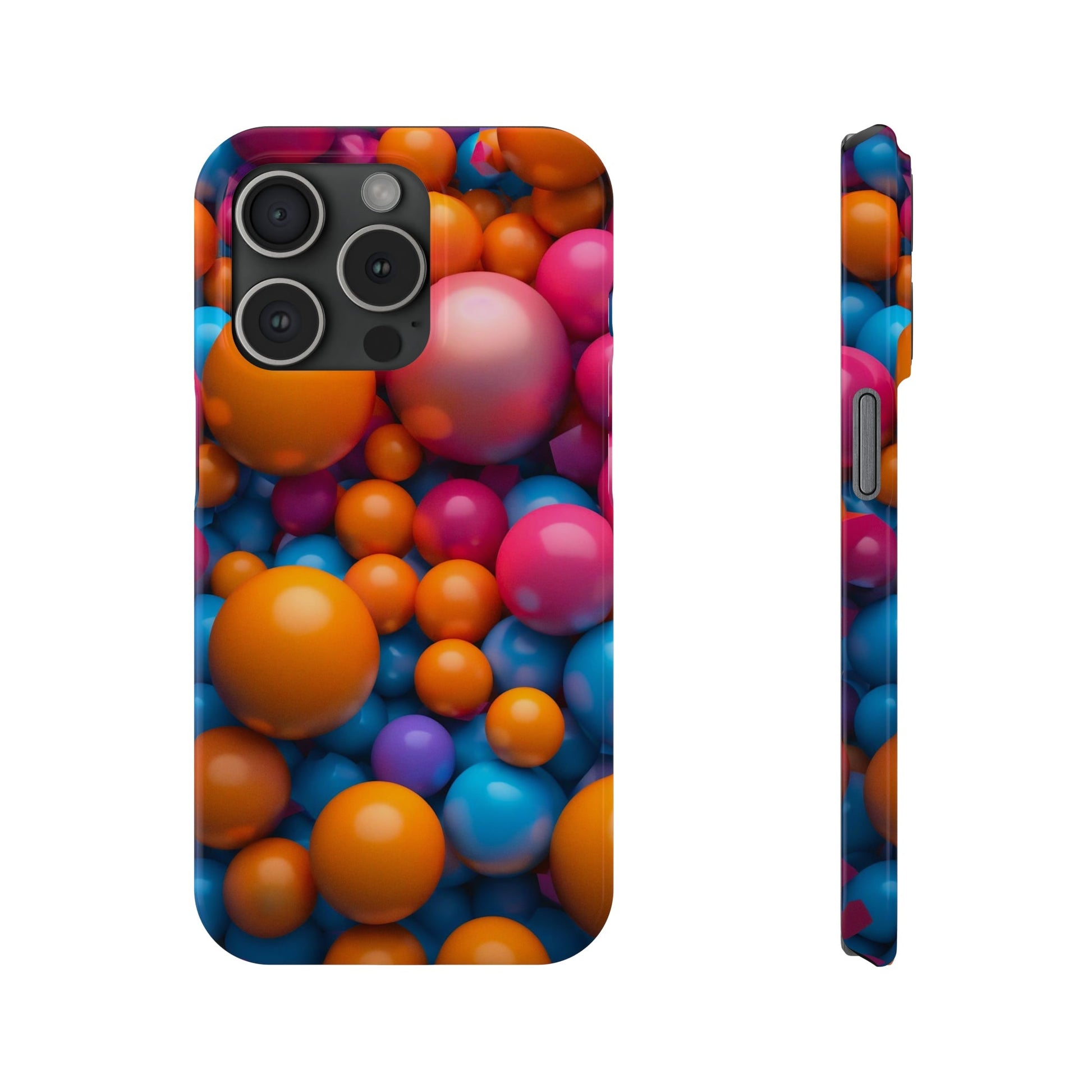 Colorful Pearls Slim Phone Case - Colorwink