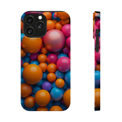 Colorful Pearls Slim Phone Case - Colorwink