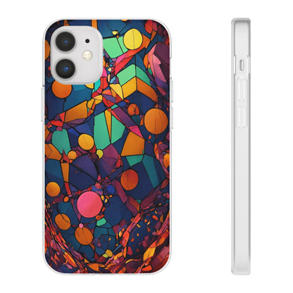 Colorful Shapes Flexi Case - Colorwink