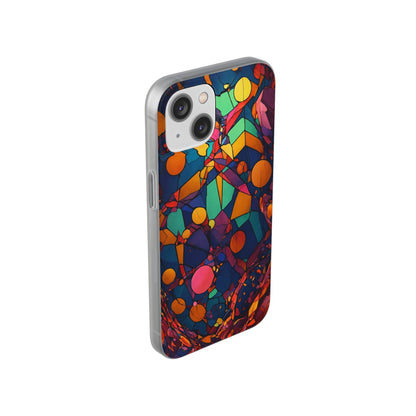 Colorful Shapes Flexi Case - Colorwink