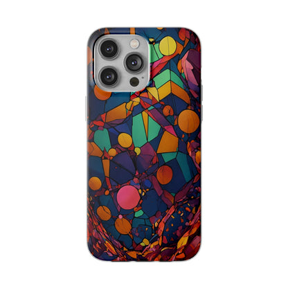 Colorful Shapes Flexi Case - Colorwink