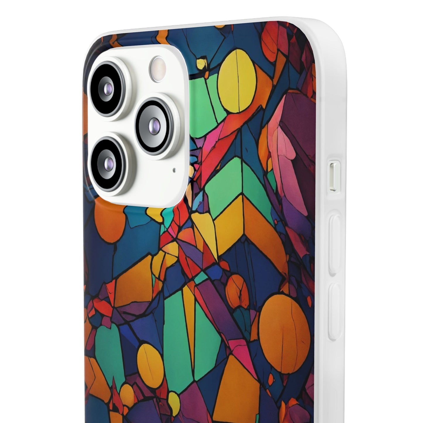 Colorful Shapes Flexi Case - Colorwink