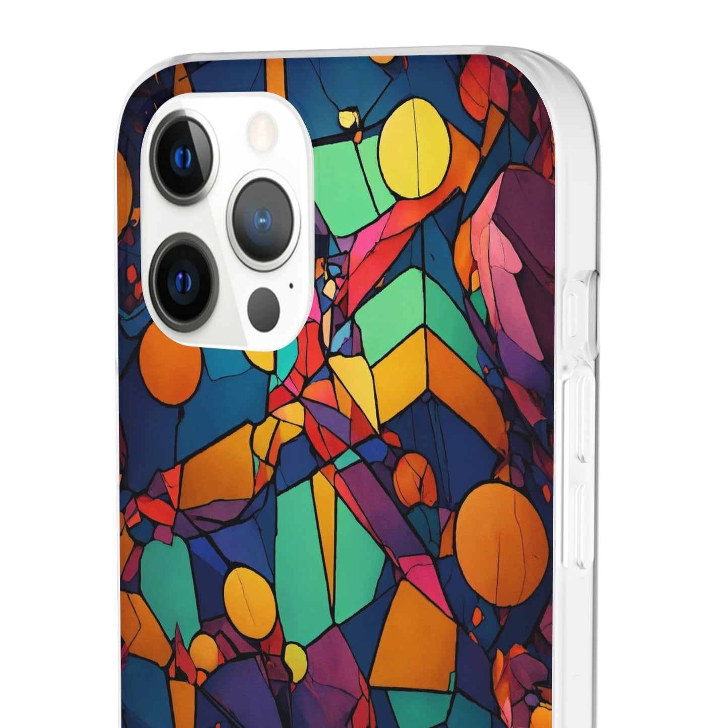 Colorful Shapes Flexi Case - Colorwink