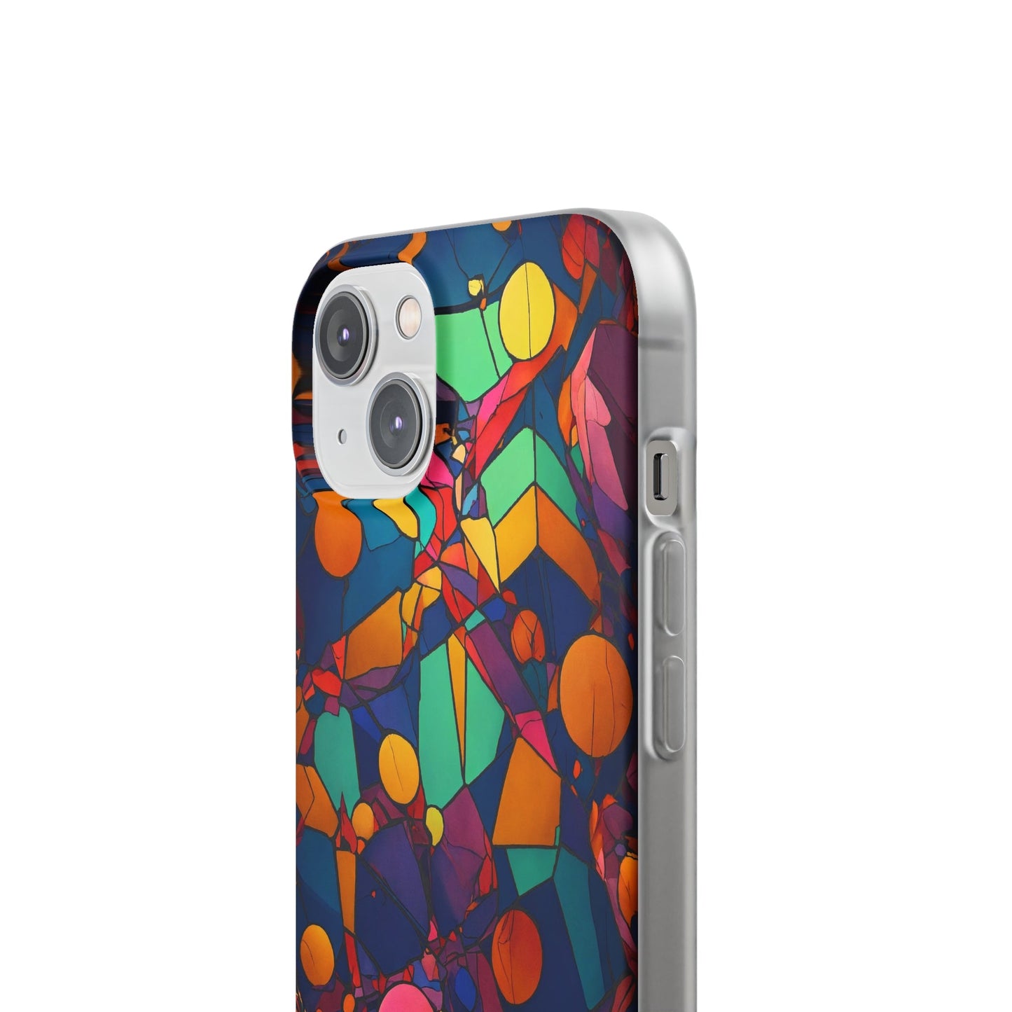 Colorful Shapes Flexi Case - Colorwink