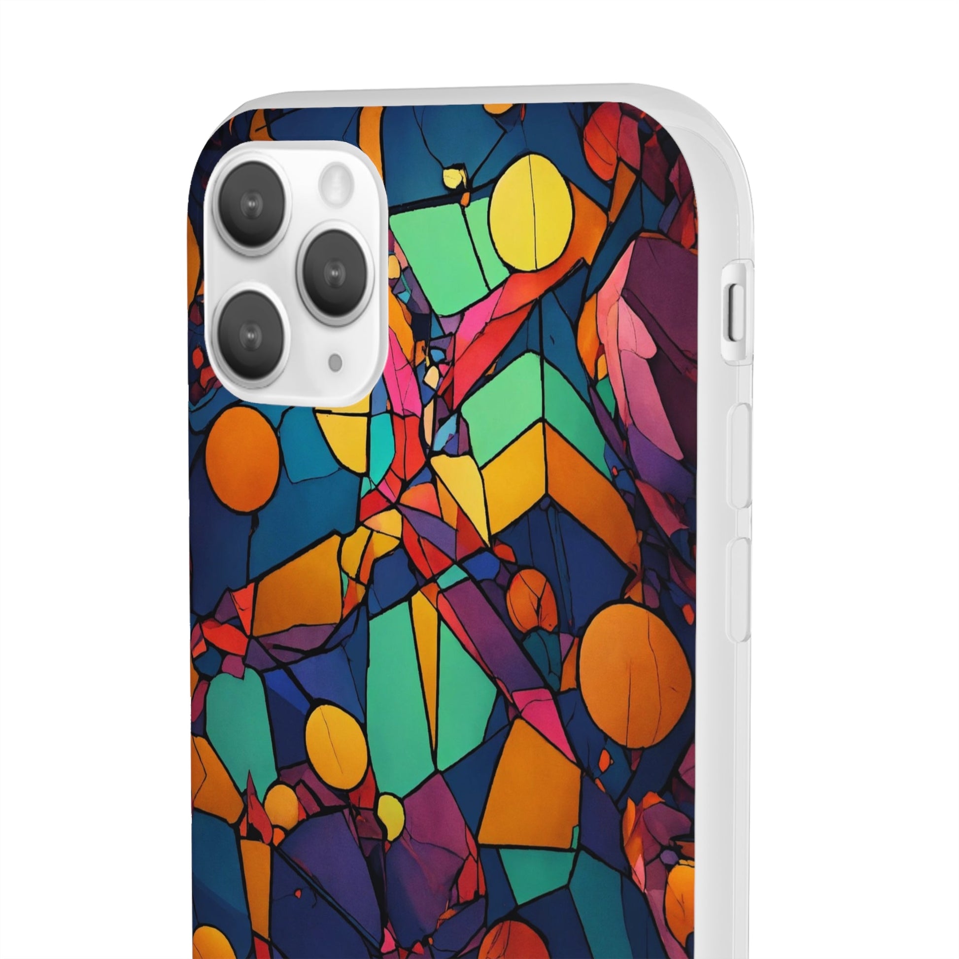 Colorful Shapes Flexi Case - Colorwink