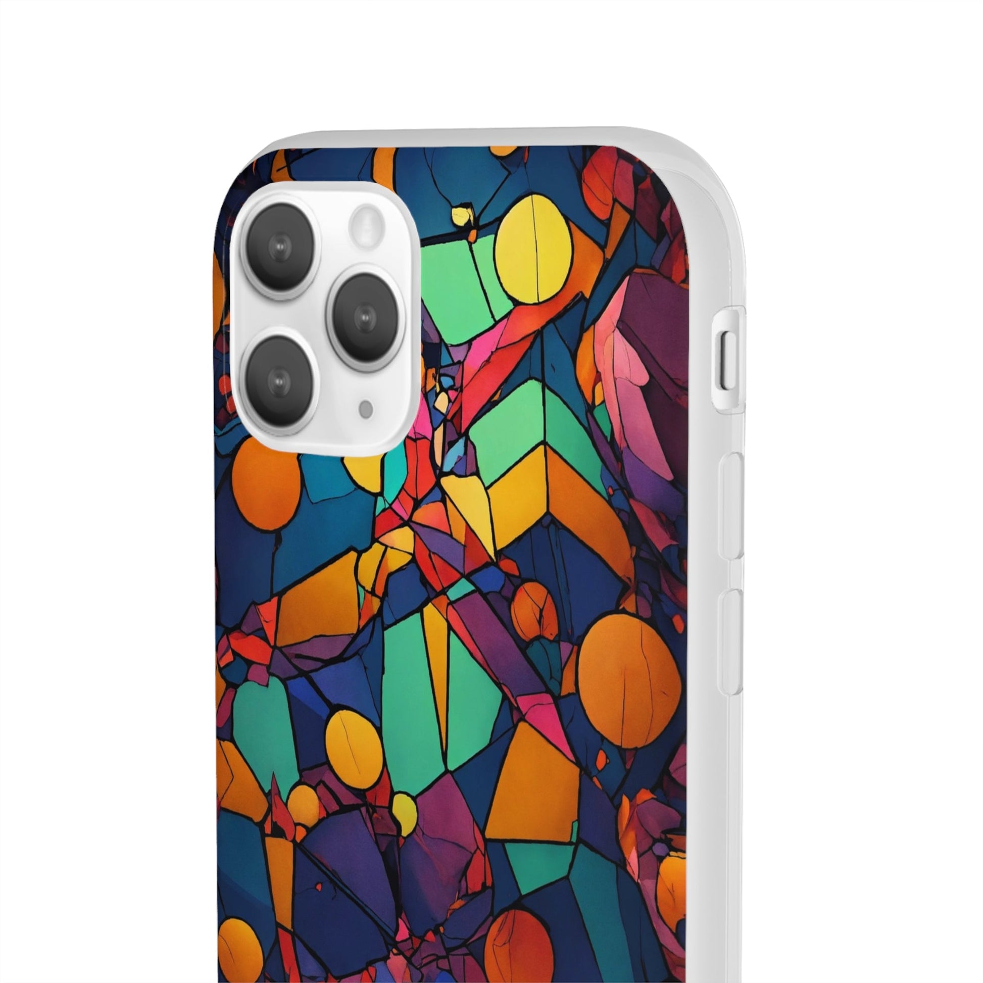 Colorful Shapes Flexi Case - Colorwink