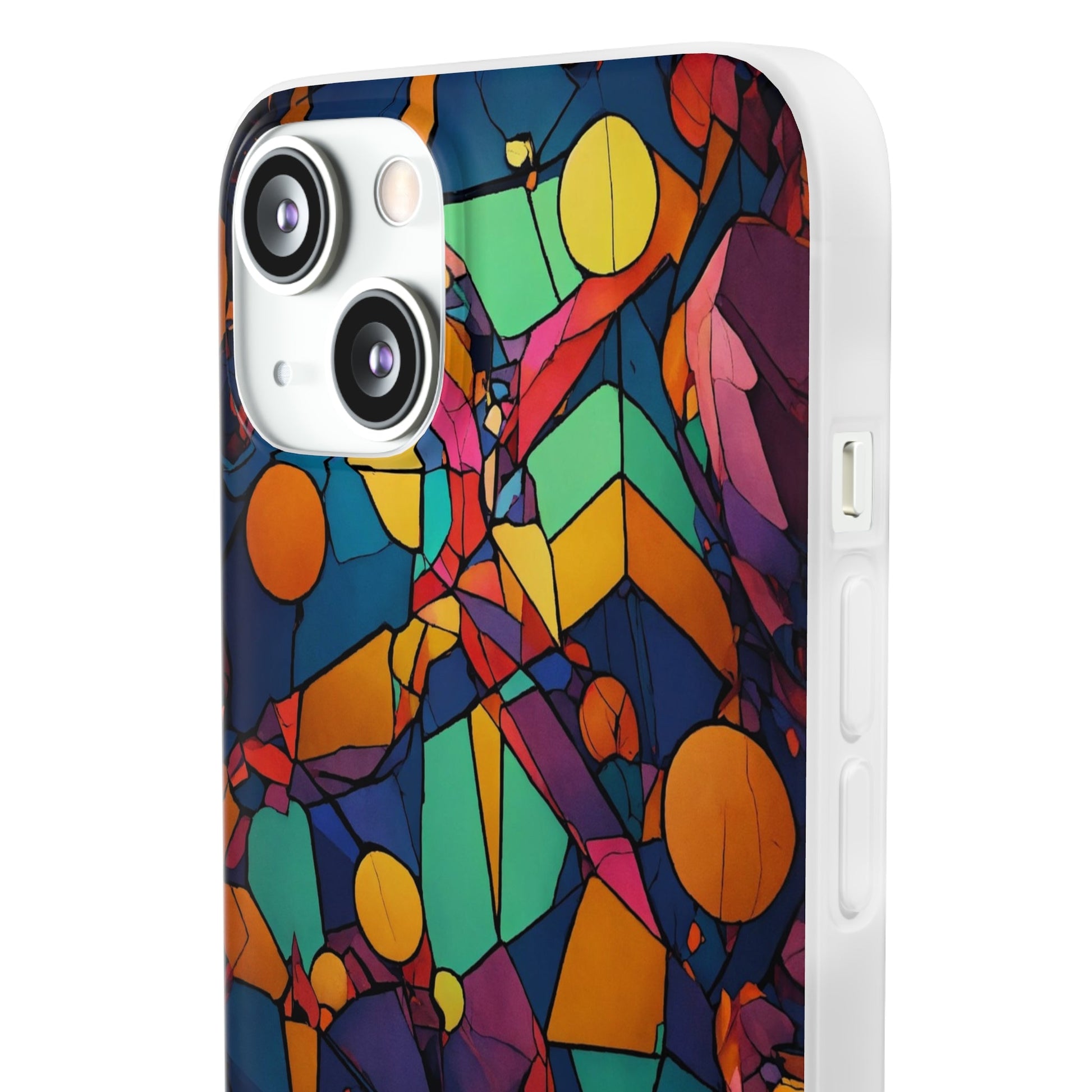 Colorful Shapes Flexi Case - Colorwink