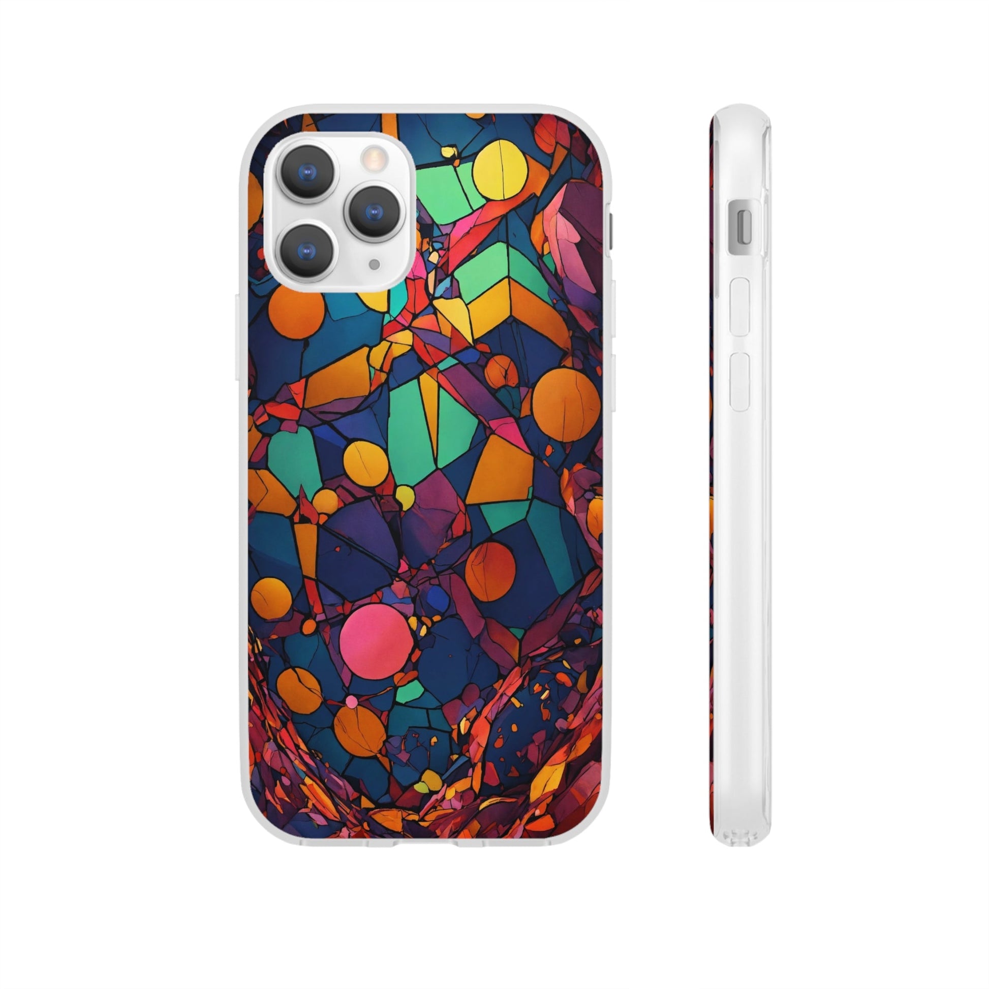 Colorful Shapes Flexi Case - Colorwink