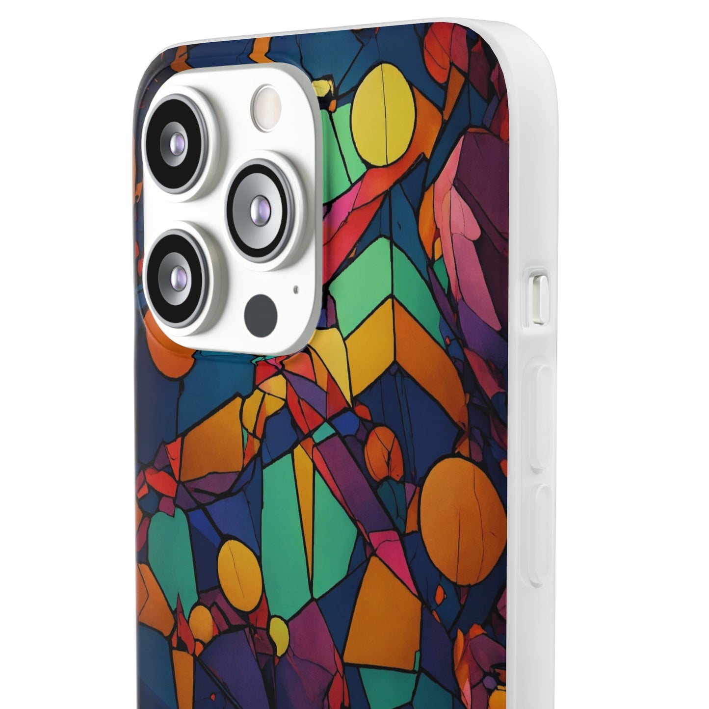 Colorful Shapes Flexi Case - Colorwink