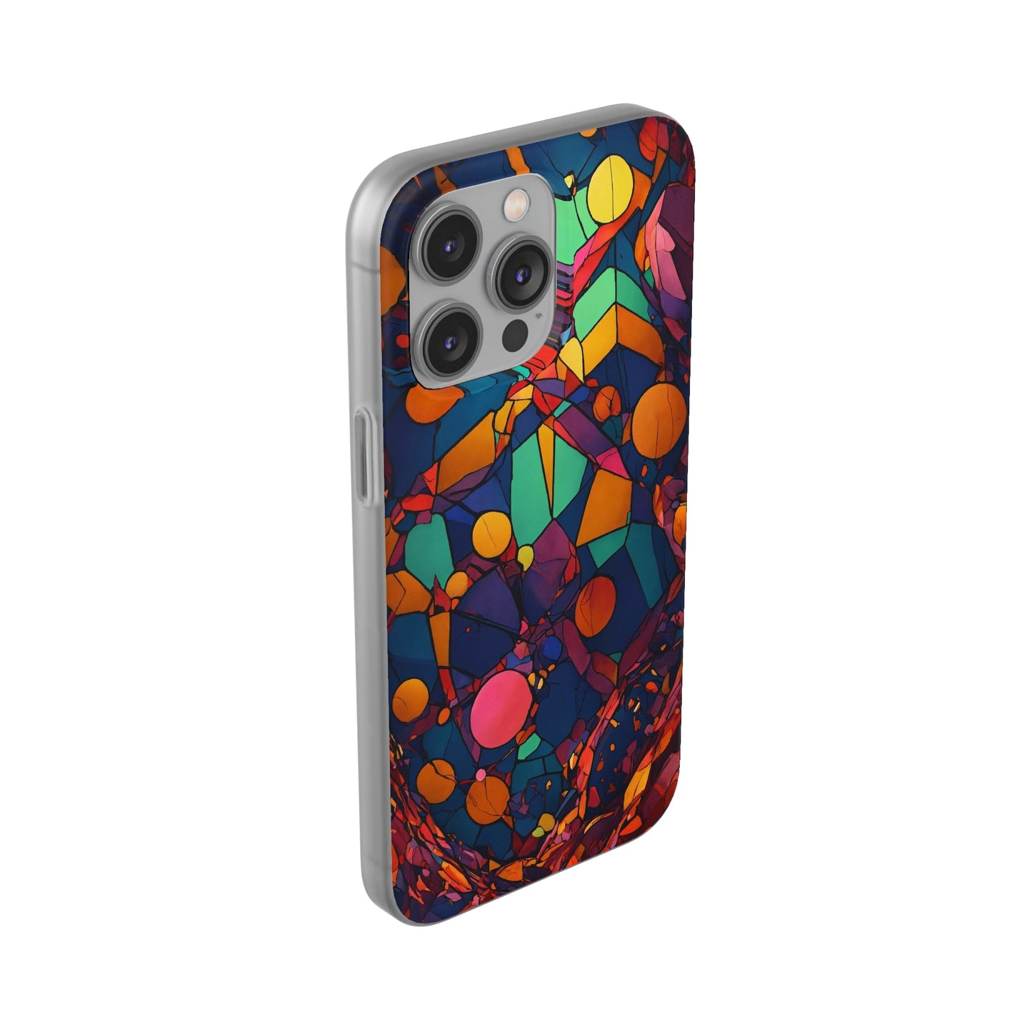 Colorful Shapes Flexi Case - Colorwink