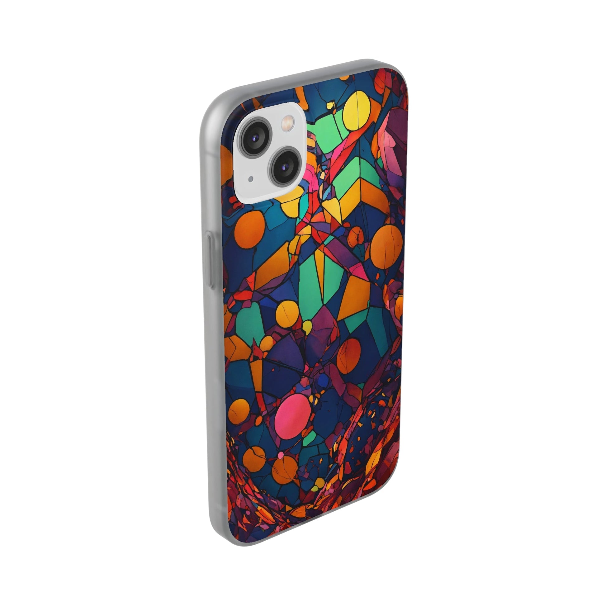 Colorful Shapes Flexi Case - Colorwink