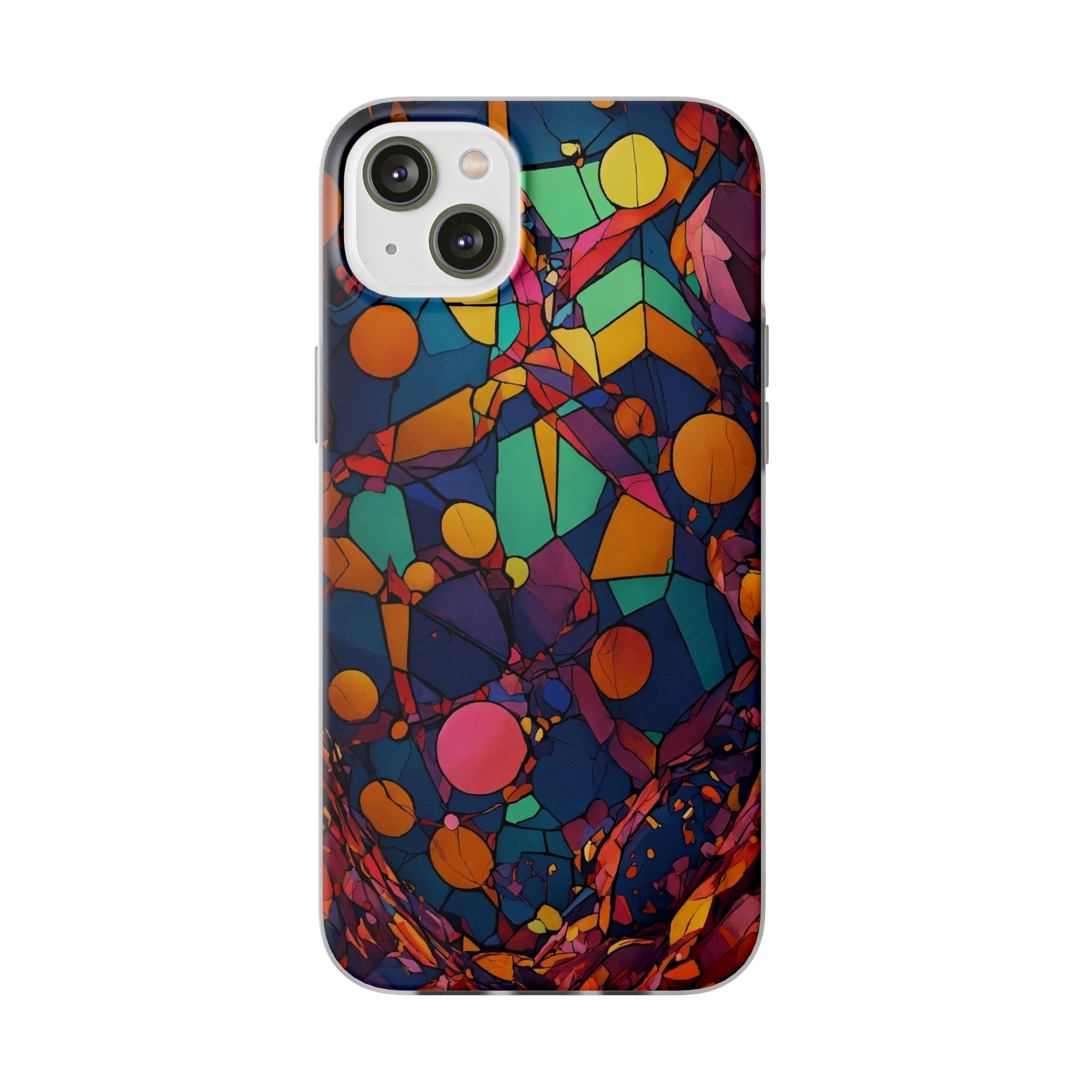 Colorful Shapes Flexi Case - Colorwink