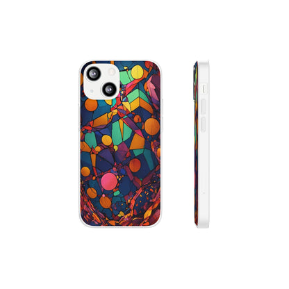 Colorful Shapes Flexi Case - Colorwink