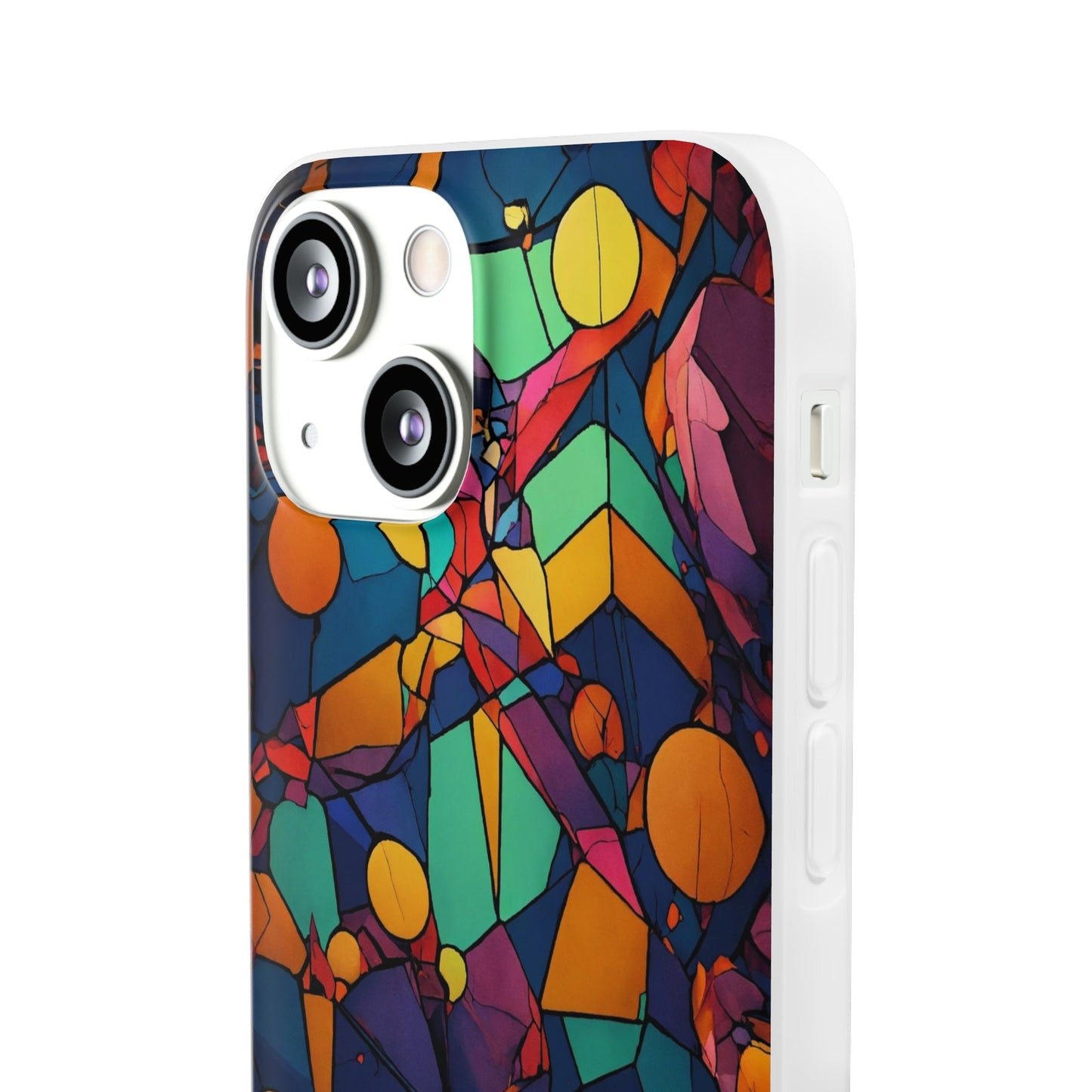 Colorful Shapes Flexi Case - Colorwink