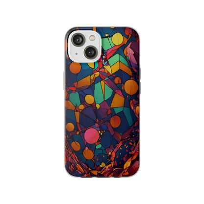 Colorful Shapes Flexi Case - Colorwink