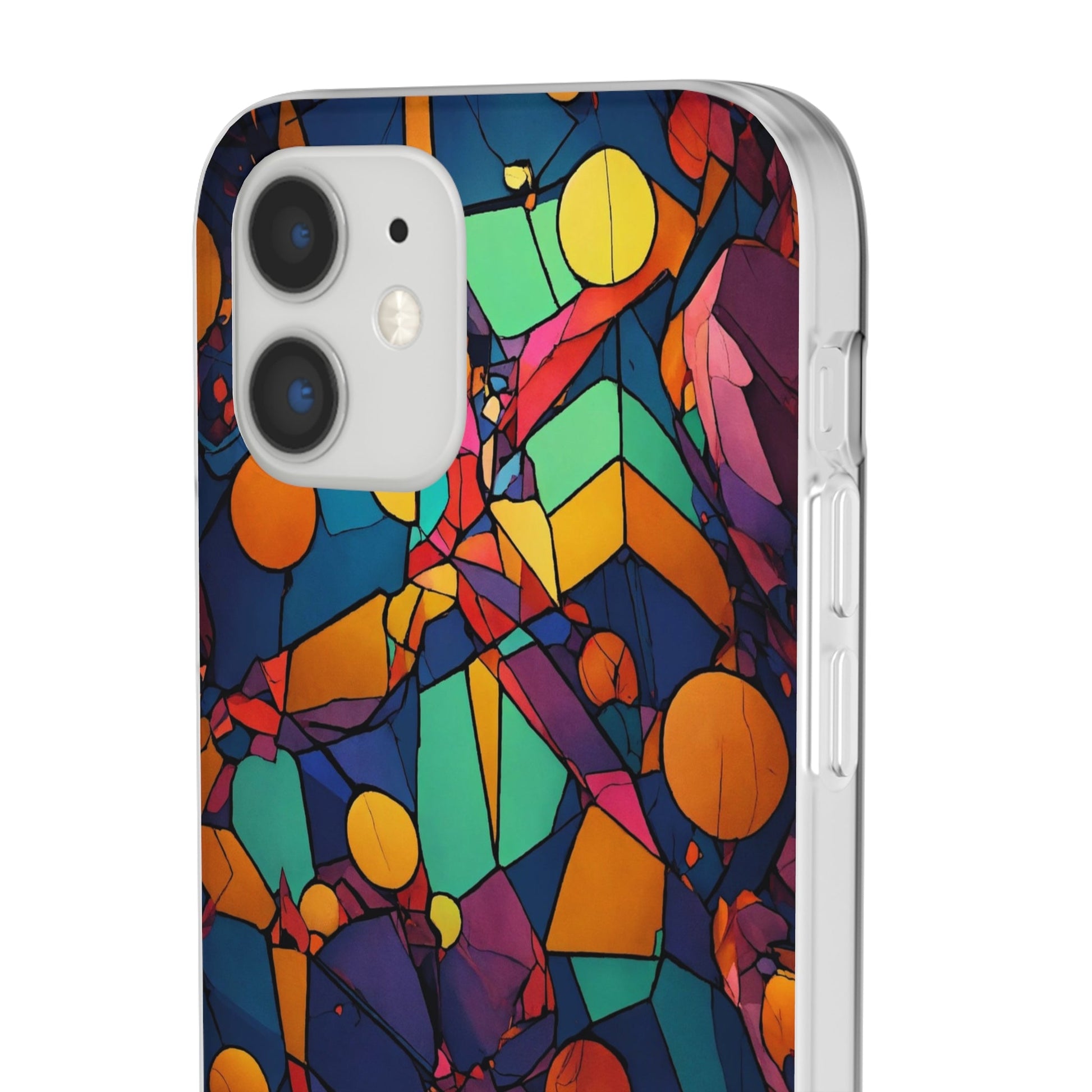 Colorful Shapes Flexi Case - Colorwink