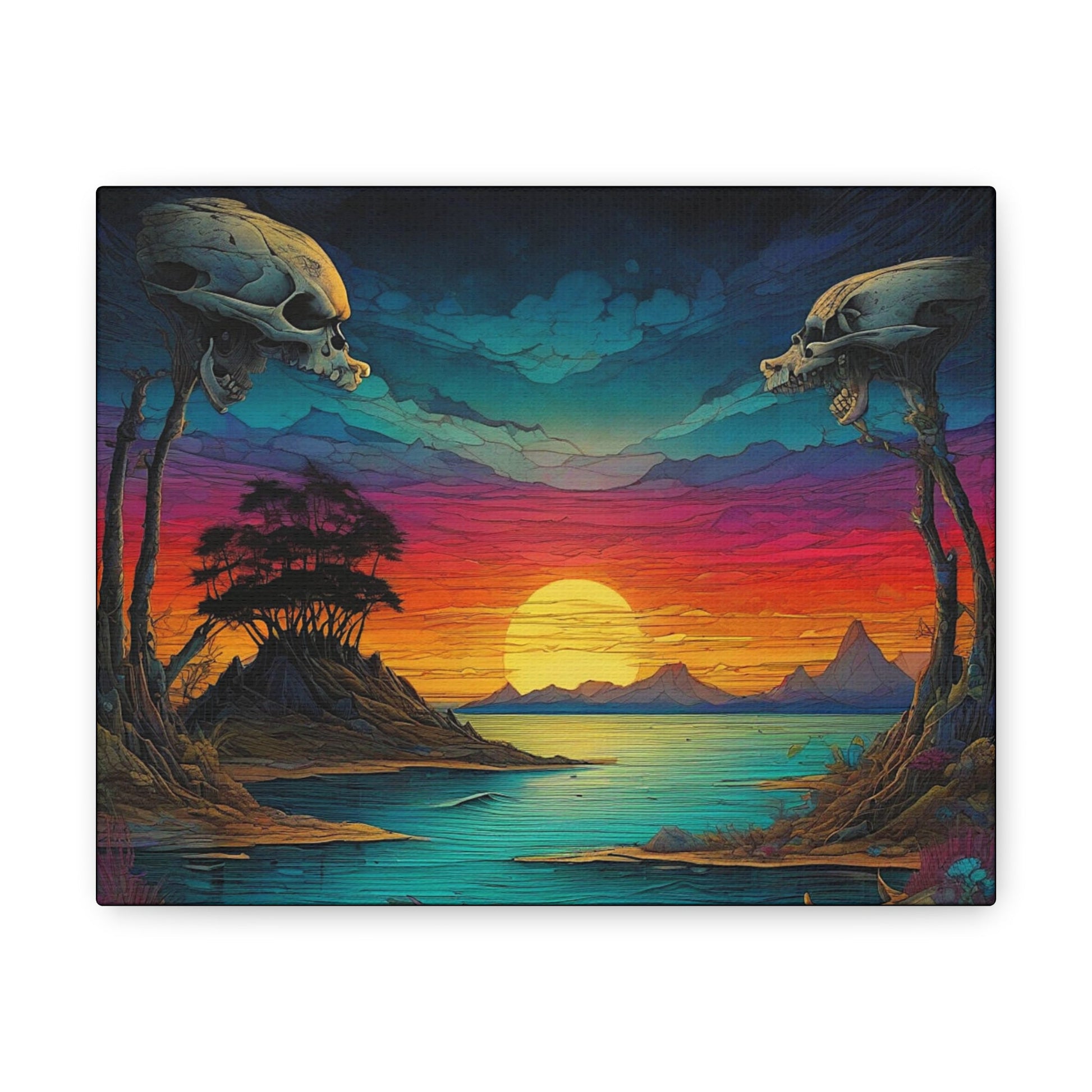 Colorful View Art Canvas - Colorwink