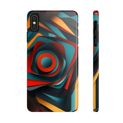 Concentric Circles Slim Phone Case - Colorwink