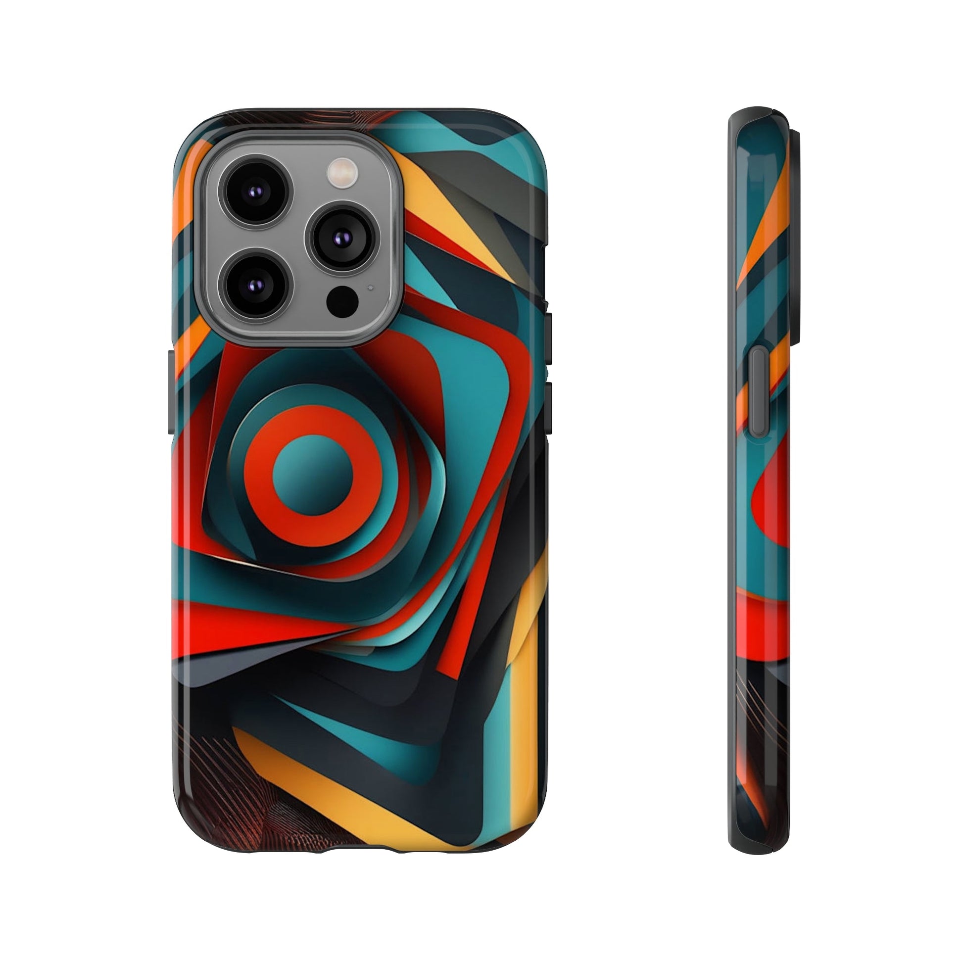 Concentric Circles Tough Case - Colorwink