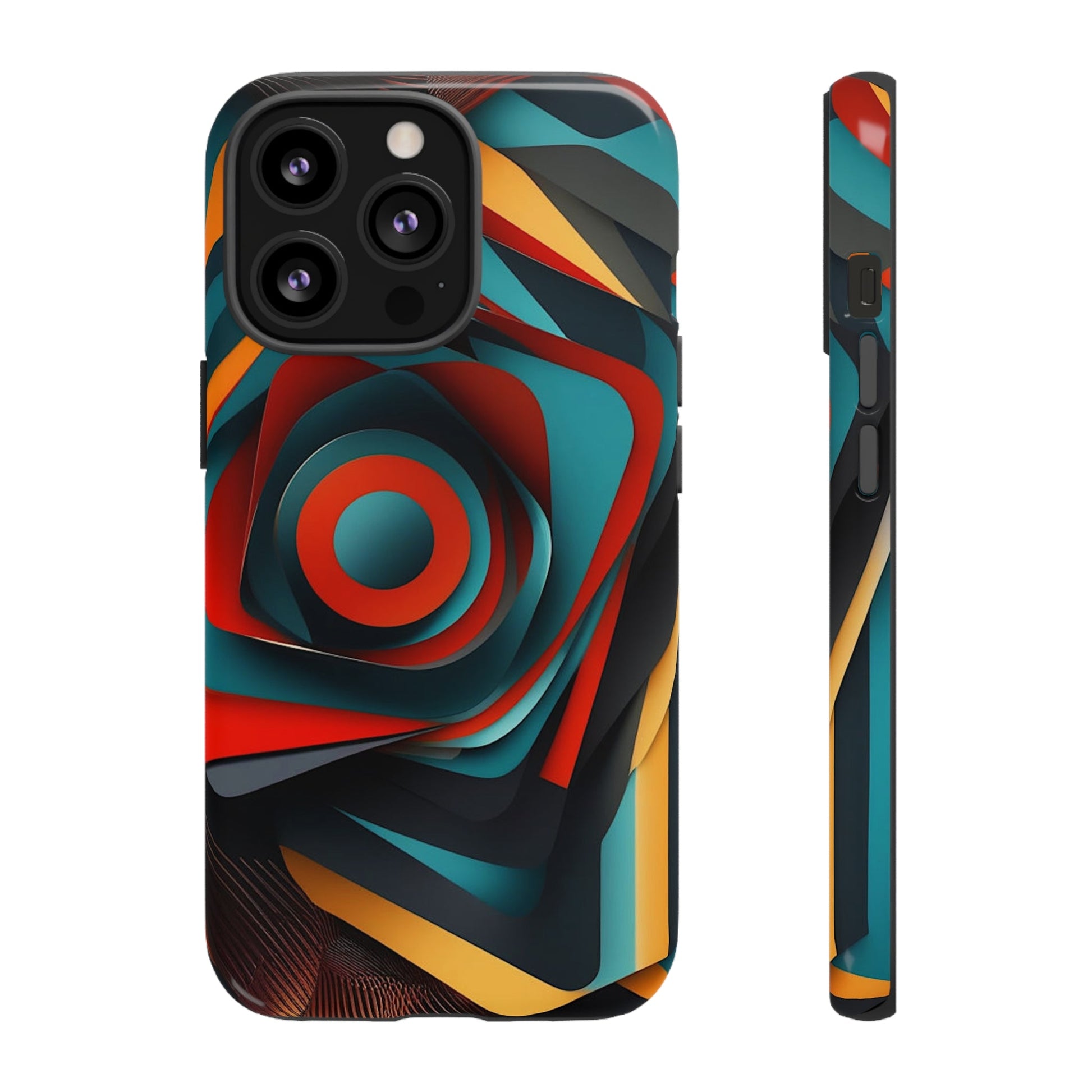 Concentric Circles Tough Case - Colorwink