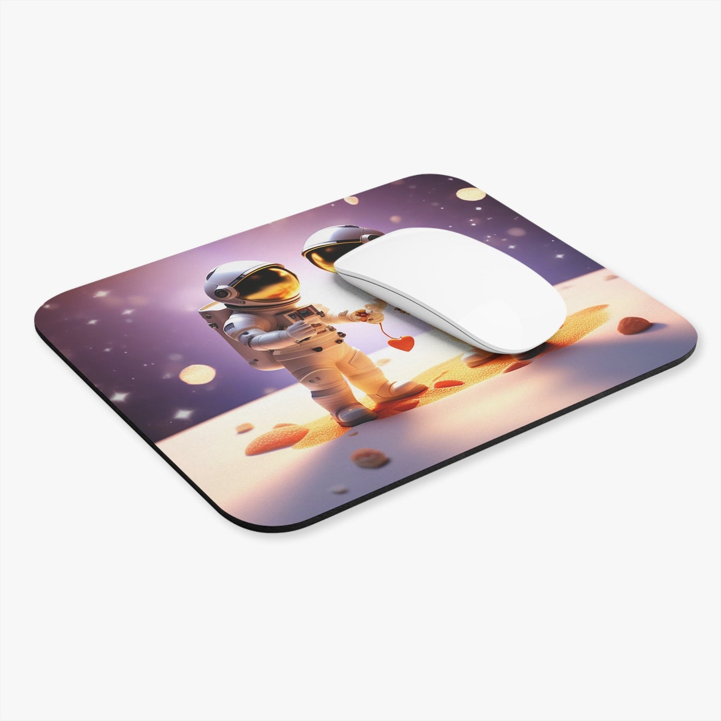 Cosmonaut Couple Mouse Pad - Colorwink