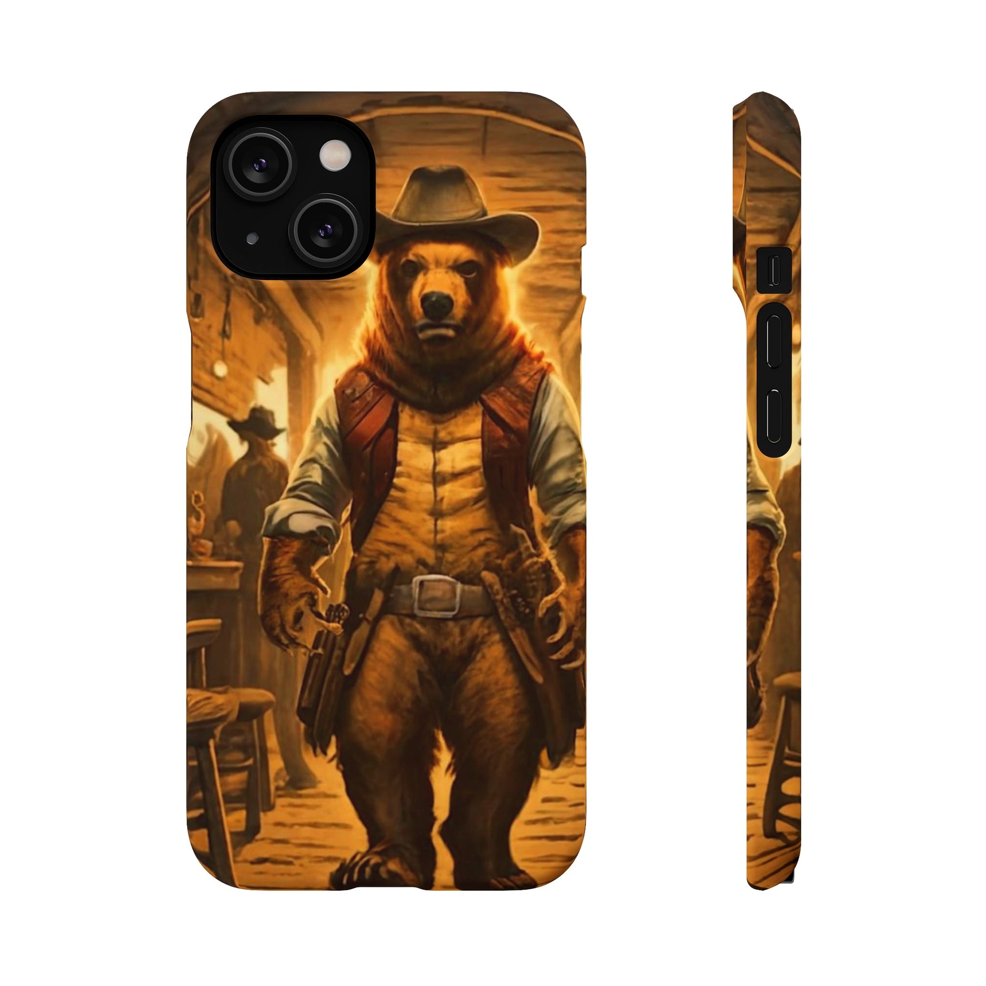 Cowboy Bear Snap Case - Colorwink