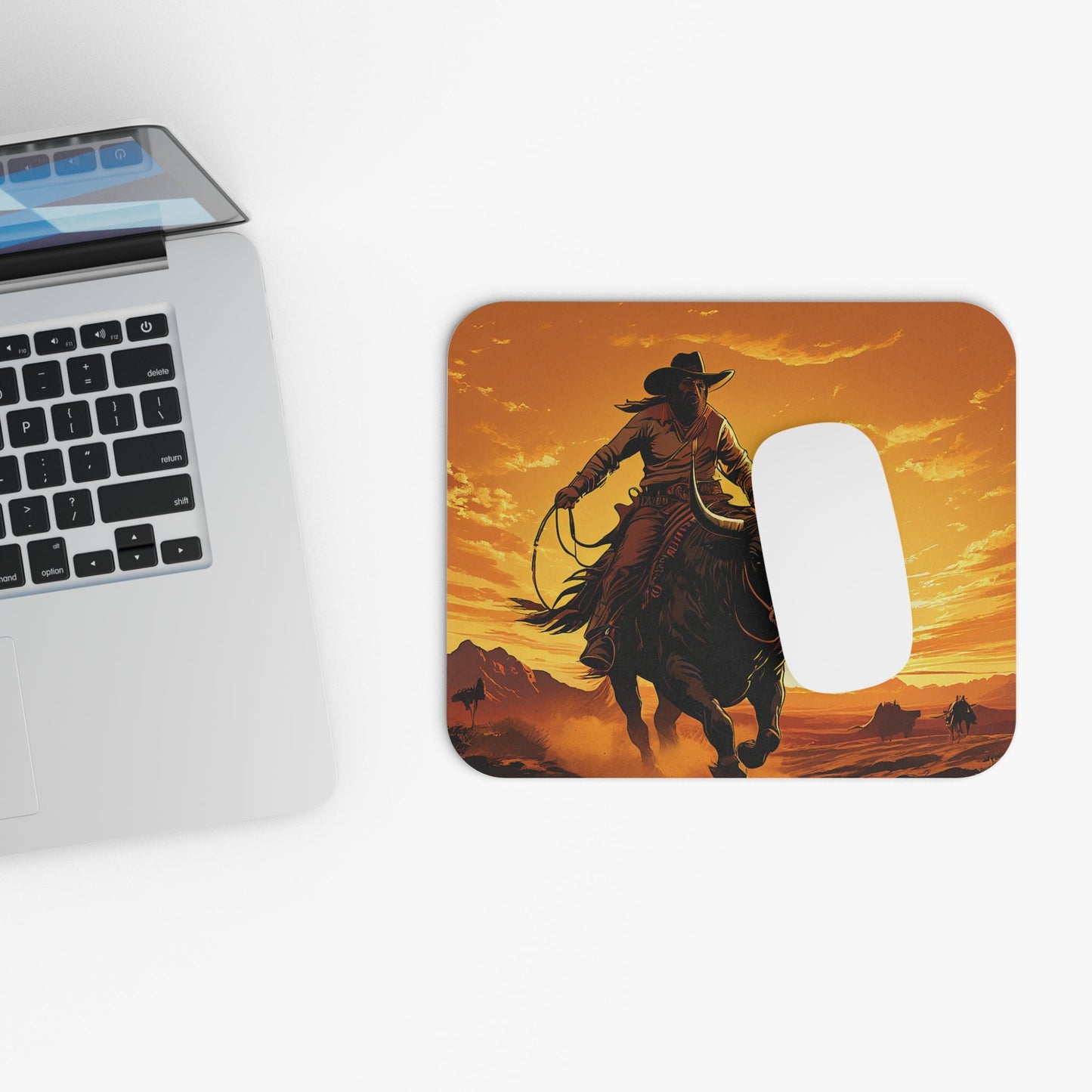 Cowboy Mouse Pad - Colorwink