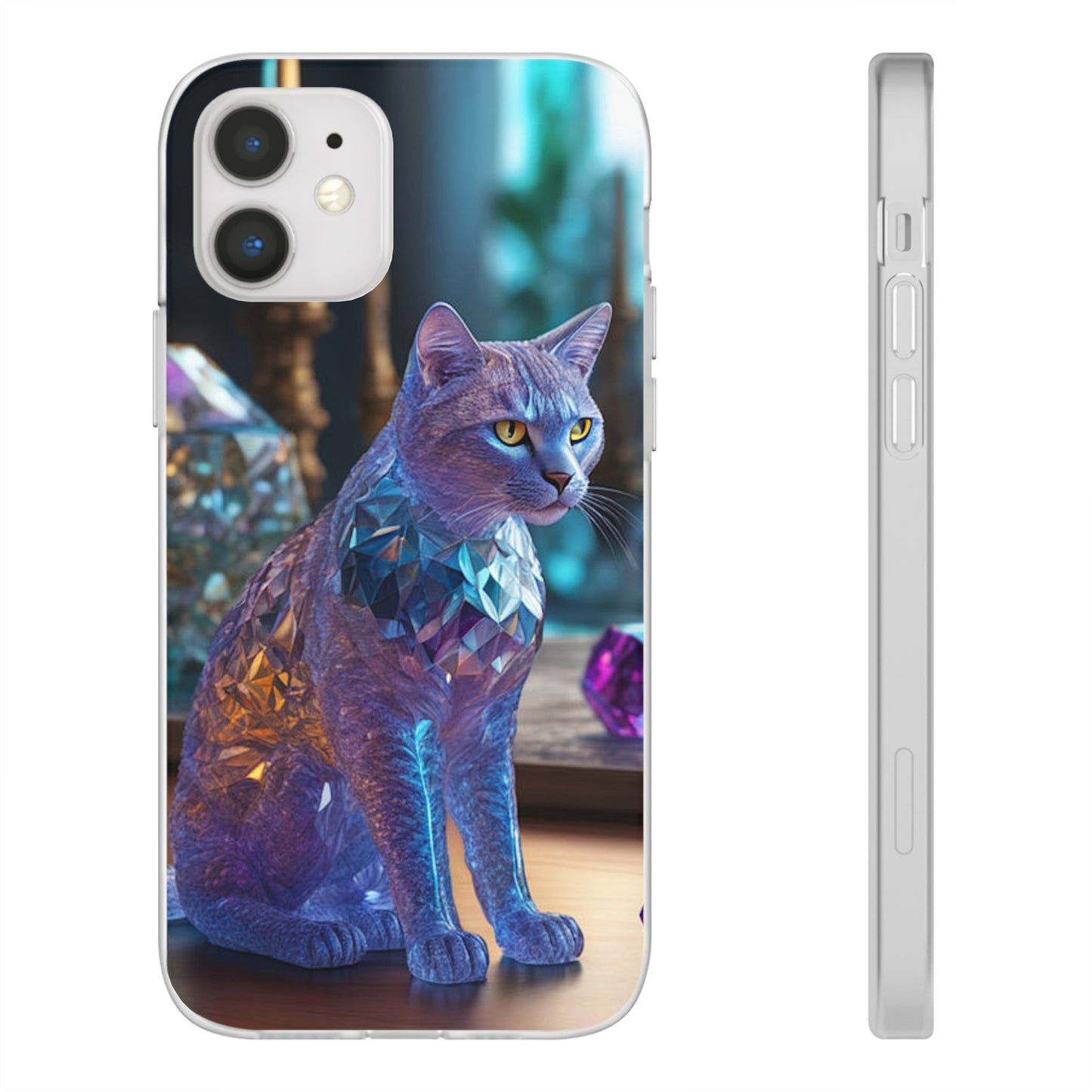 Crystal Cat Flexi Case - Colorwink