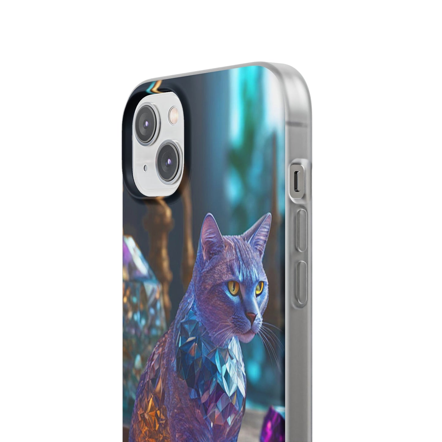 Crystal Cat Flexi Case - Colorwink