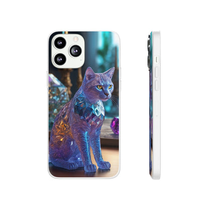 Crystal Cat Flexi Case - Colorwink