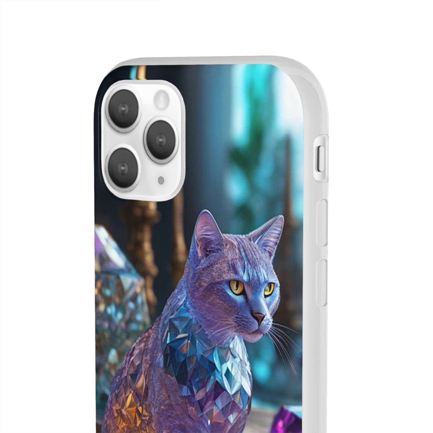 Crystal Cat Flexi Case - Colorwink