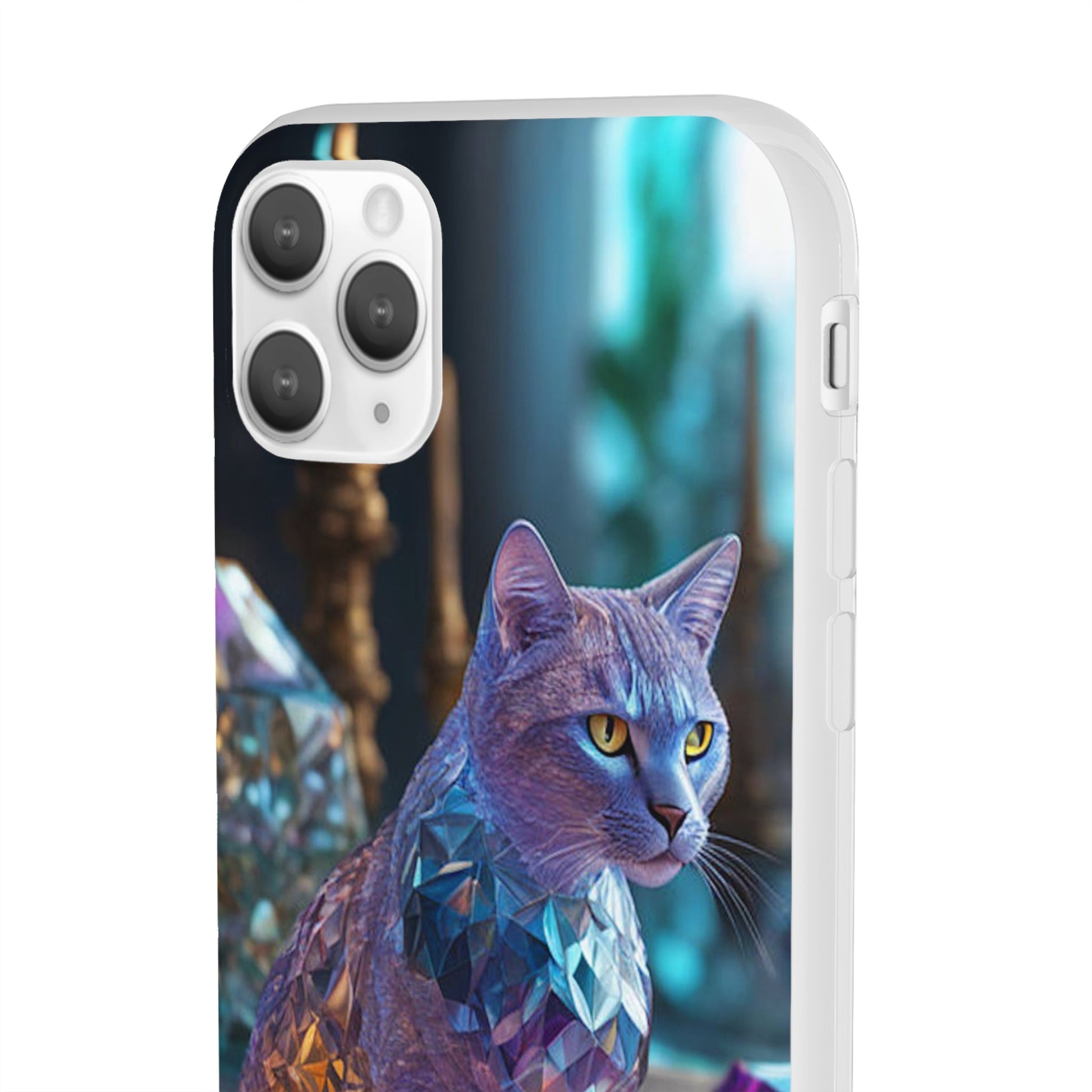 Crystal Cat Flexi Case - Colorwink