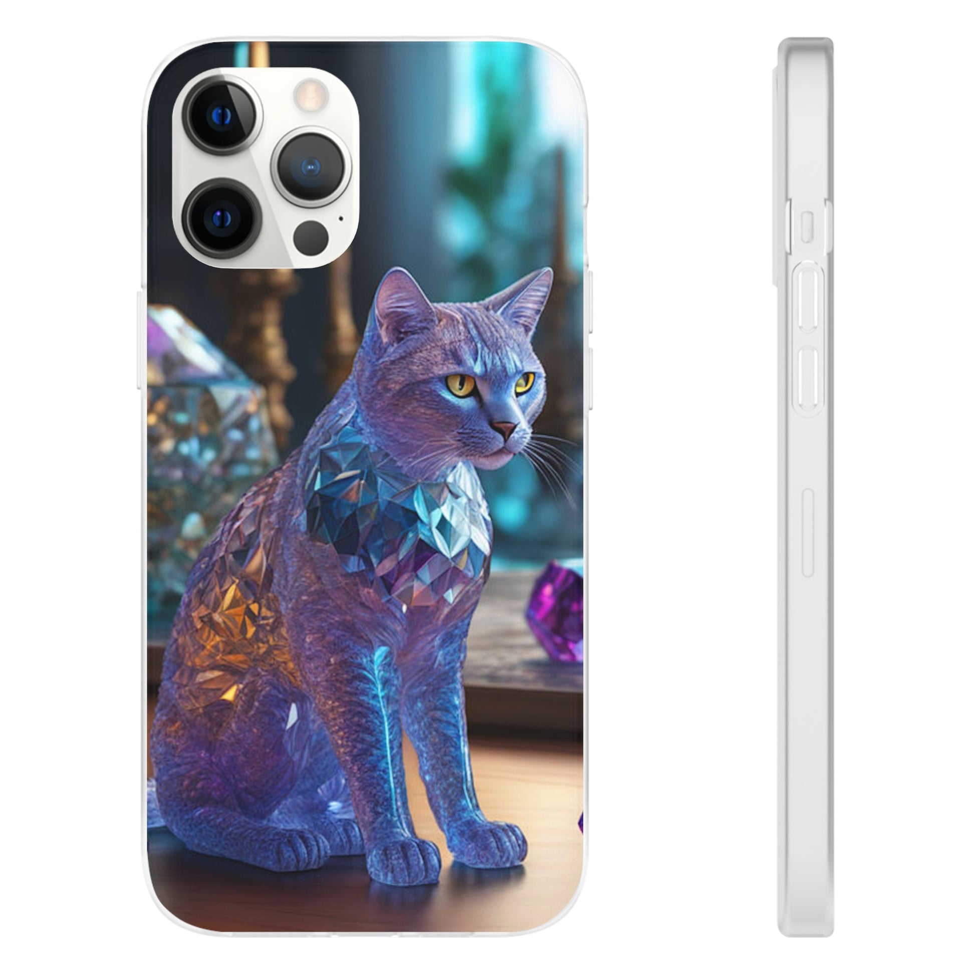 Crystal Cat Flexi Case - Colorwink