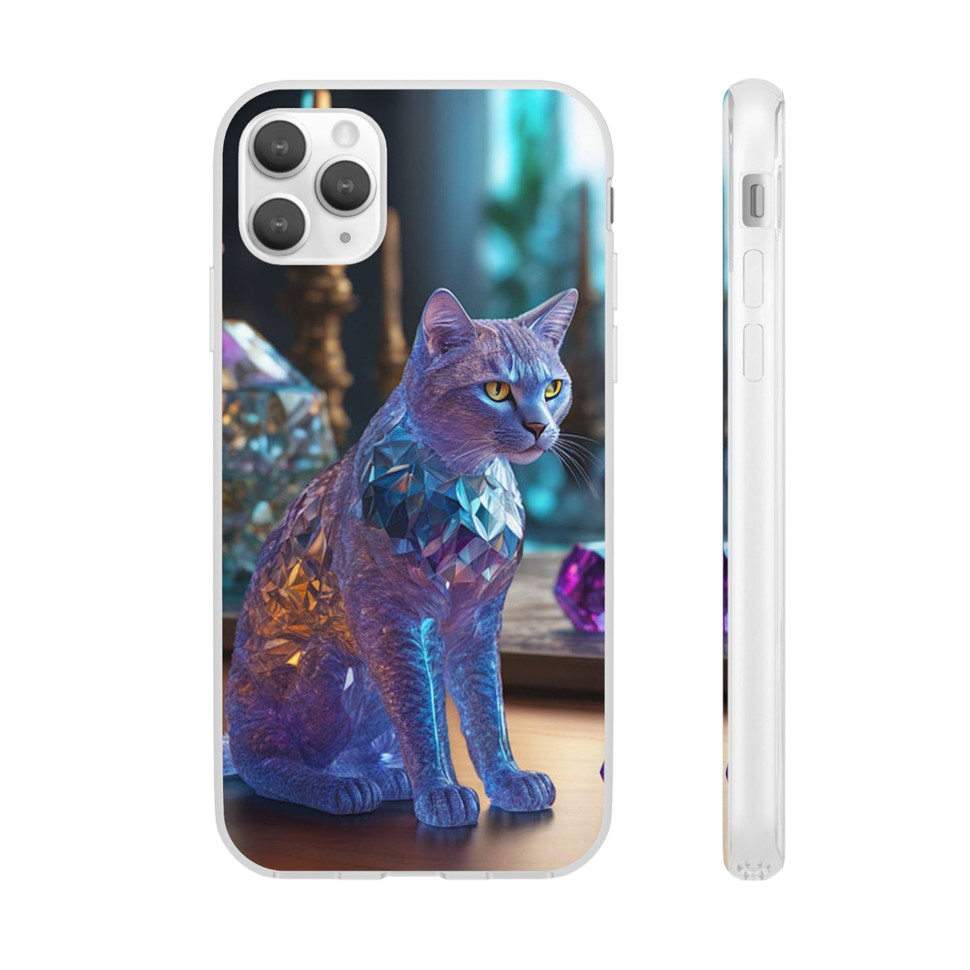 Crystal Cat Flexi Case - Colorwink