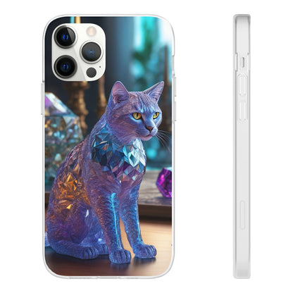 Crystal Cat Flexi Case - Colorwink